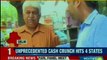 ATMs Cash crunch ATMs located in Bihar, Uttar Pradesh, Madhya Pradesh and Gujarat are getting dry