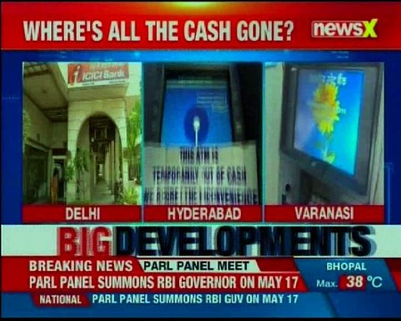 ATMs Cash crunch Rahul Gandhi takes a dig at PM Modi; Parliament panel summons RBI governor