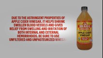 Apple cider vinegar for hemorrhoids naturally fast and easy treatment | Hemorrhoid Treatment