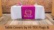 Table Covers for Business Advertising