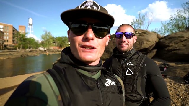 Found Knife Underwater in River While Scuba Diving for Interesting Finds! (Spotted Huge Fish)