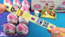 12 Kinder Surprise Eggs HELLO KITTY new NEW, Jajko Niespodzianka Kinder Kitty 12 jajka
