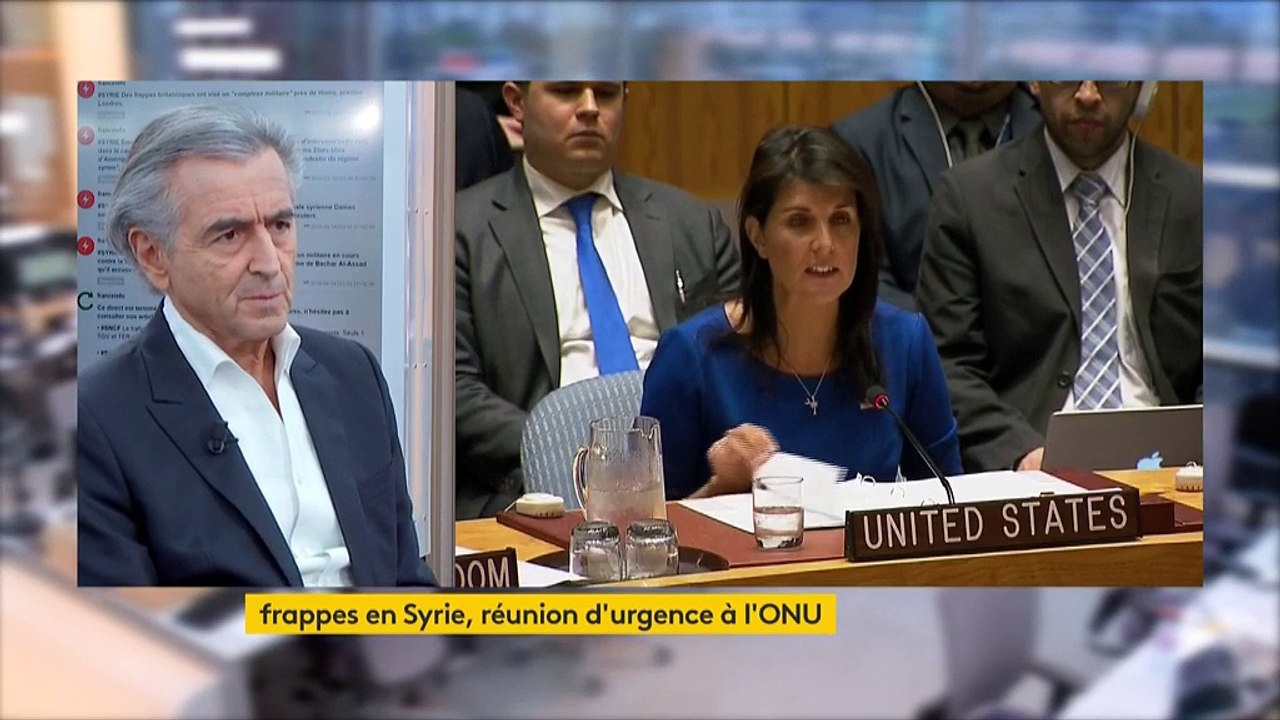 Bernard-Henri Lévy approuve les frappes en Syrie "sur le principe"