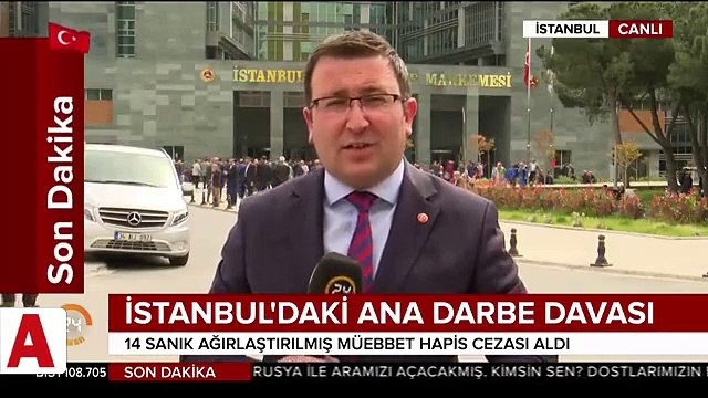 İstanbul�daki FETÖ ana davasında karar: 14 sanığa ağırlaştırılmış müebbet