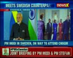 Sweden has been a strong contributor to our 'Make in India' program PM Modi in Stockholm