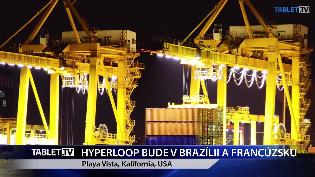 Hyperloop investuje v Brazílii a stavia skúšobnú dráhu vo Francúzsku