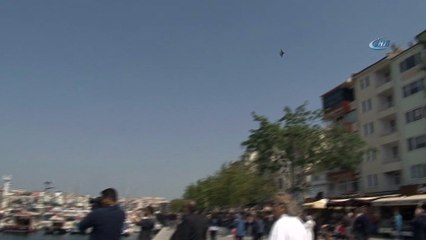 ‘SOLOTÜRK’ uçağının prova gösterisi nefes kesti