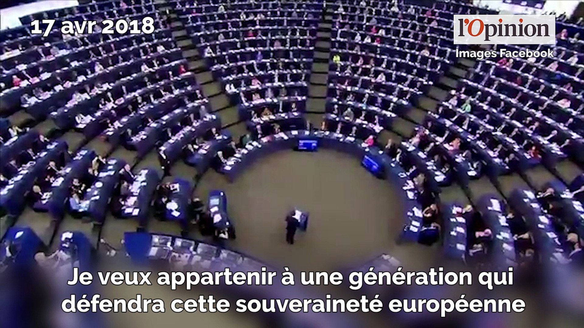 Face au Parlement européen, Macron en garant de la «souveraineté réinventée» de l’UE