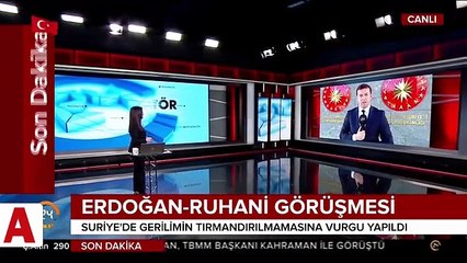 Download Video: Cumhurbaşkanı Erdoğan Ruhani ile telefonda görüştü