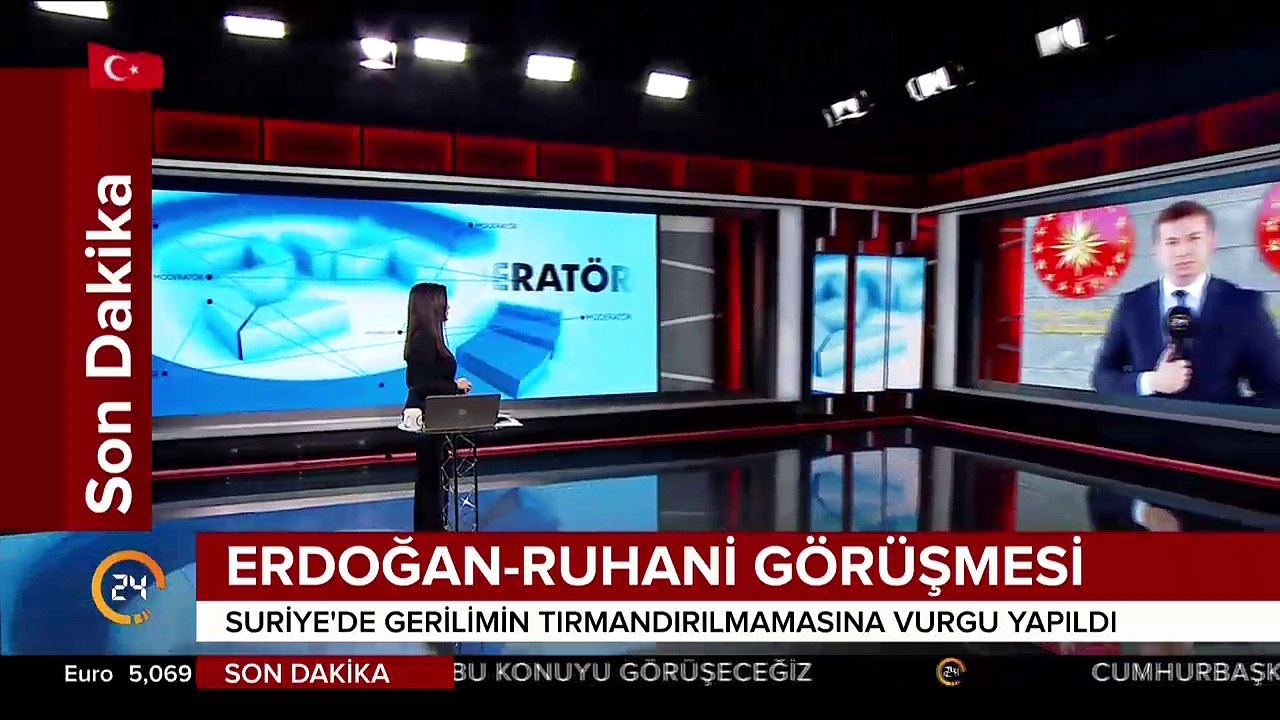 Cumhurbaşkanı Erdoğan İran Cumhurbaşkanı Ruhani ile görüştü