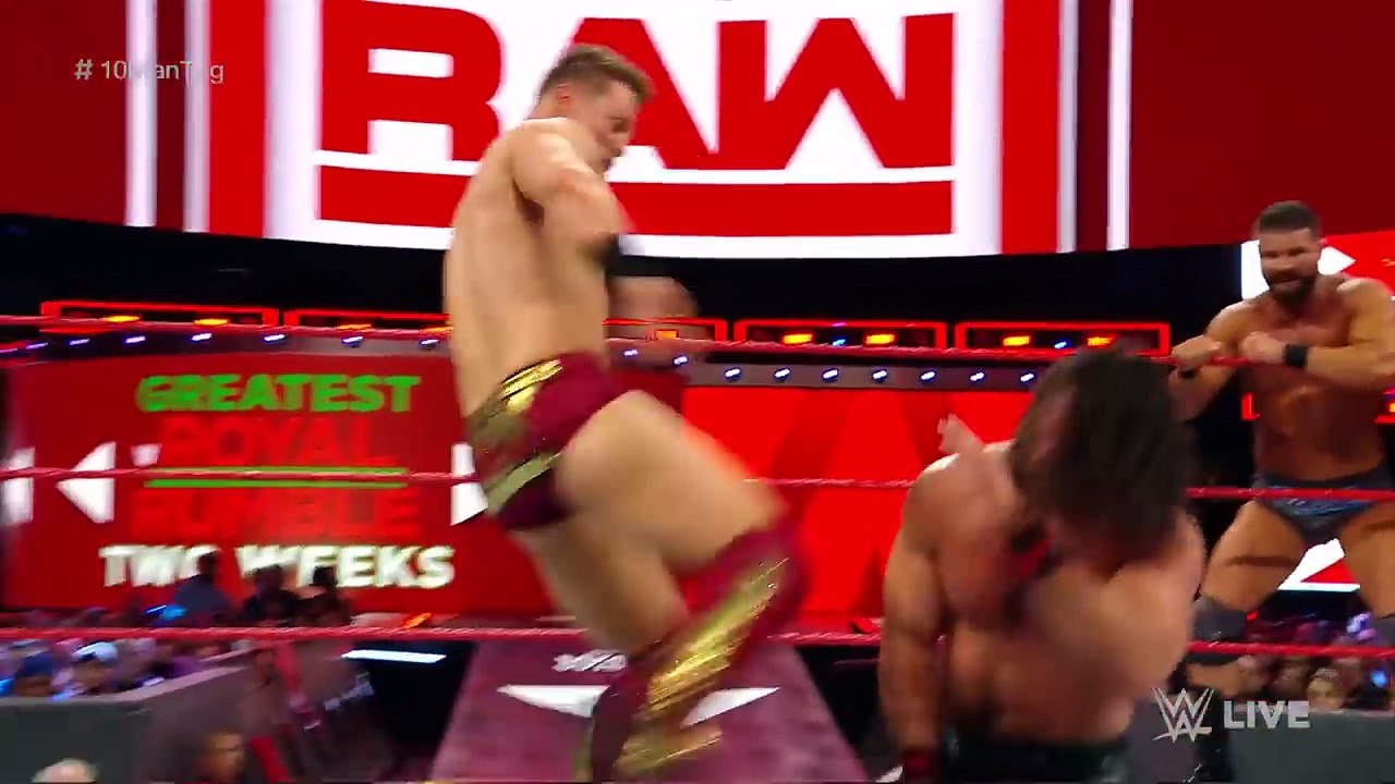 Rollins, Strowman, Bálor, Lashley & Roode vs. Zayn, Owens, The Miz & Miztourage_ Raw, April 16, 2018