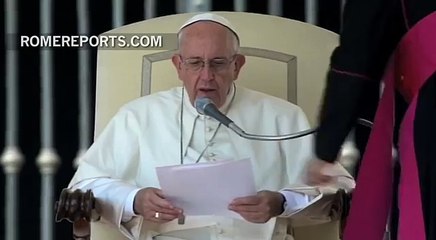 Francisco en audiencia general: Jesús no es un maestro severo que impone cargas imposibles