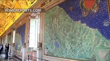 La Galería de los Mapas del Vaticano recupera su brillo original tras tres años de restauración