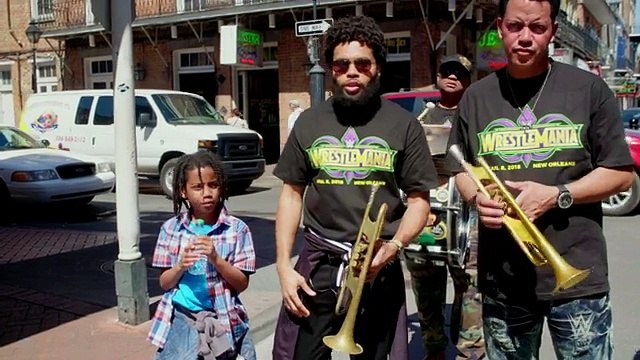 John Cena's theme played by New Orleans brass band - WWE