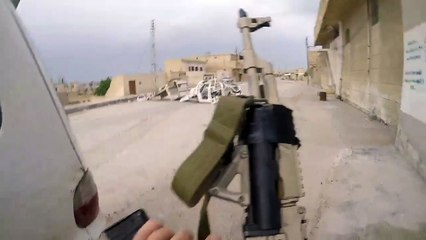 Syria GoPro Combat Footage From Polish Volunteer & YPG-SDF In Heavy Urban Combat_HD