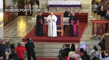 Papa en catedral de San Cristóbal de las Casas: Los enfermos ayudan a Jesús a llevar la cruz