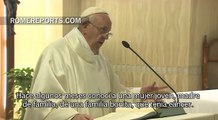 Papa en Santa Marta: La conversión es una tarea diaria