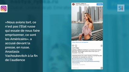 L’escort girl Nastia Rybka jugée en Thaïlande pour prostitution dit avoir des révélations à faire sur Trump et Moscou
