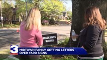 Couple Receiving Anonymous Letters After Putting 'Black Lives Matter' Sign in Their Yard
