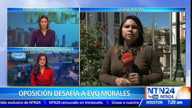 Oposición boliviana 'desafió' a Evo Morales a acudir a la Corte IDH para consultar sobre su reelección
