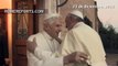 Benedicto XVI almuerza en Santa Marta con el Papa Francisco