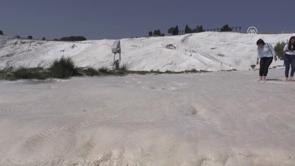 Pamukkale'yi 2 Saate 7 Bin Kişi Ziyaret Etti