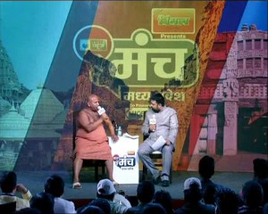 इंडिया न्यूज मंच से स्वामी नर्मदानंद ने कहा- नहीं लूंगा राज्यमंत्री का दर्जा