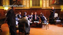 El Nobel de la Paz Óscar Arias pide un alto el fuego en Siria