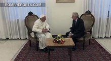 El papa Francisco recibió al primer ministro italiano antes de que dejara el cargo
