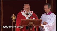 Homilía del Papa Francisco de la Misa del Domingo de Ramos