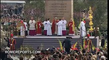 El papa Francisco preside la Misa del Domingo de Ramos, con la bendición de las palmas