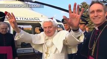 Emoción en San Pedro al decirle adiós al Papa cuando sobrevolaba Roma