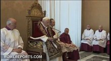 El Papa Benedicto XVi anuncia su dimisión