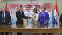 Chinchilla comienza actividad en Paraguay como jefa de misión de OEA
