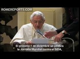 Benedicto XVI reclama acceso a terapias que protejan del Sida a los niños en países pobres