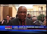 Papa recibe a los nuevos cardenales y a sus familias después de ser nombrados