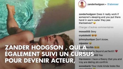 PHOTOS. Qui est Zander Hodgson, ce mannequin de 27 ans qui vient de faire son co...