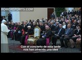 Cáritas de Ratisbona regala un concierto de  Thomas Beckmann a Benedicto XVI