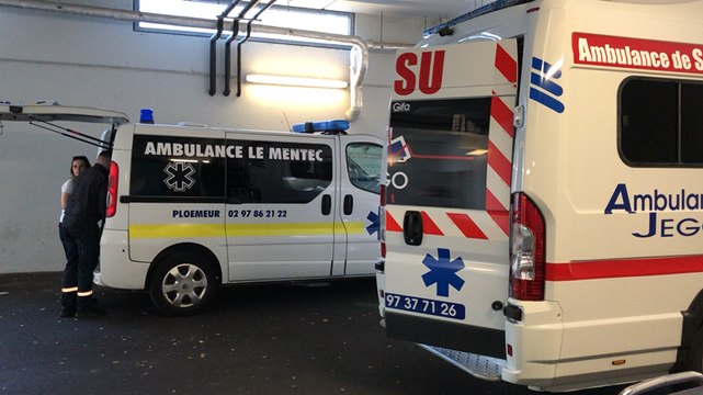 Exercice attentat à Lorient: la prise en charge des blessés aux urgences