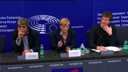 La presidenta del grup de l'Esquerra Unitària sobre Catalunya