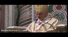 Homilía de Benedicto XVI en la misa del Jueves Santo en San Juan de Letrán
