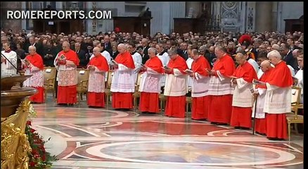 Papa crea 22 nuevos cardenales y convoca canonización de 7 santos