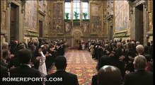 Benedicto XVI recibe a los 182 embajadores acreditados ante el Vaticano