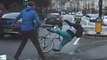 Dashcam Shows Pedestrians Tackle Knife-Carrying Cyclist Fleeing Cardiff Police