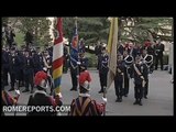 Vuelve al Vaticano la bandera que ondeó durante la caída de los Estados Pontificios
