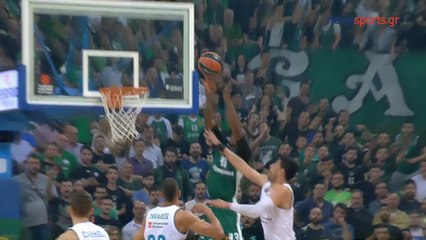 Τι γίνεται απόψε; Alley-oop ΠΑΡΤΙ Νικ Καλάθη και Θανάση Αντετοκούνμπο!  Παναθηναϊκός vs Ρεάλ Μαδρίτης - 17.04.2018