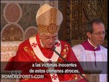 Papa pide perdón a las víctimas de abusos sexuales