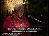 Papa preside en los Jardines Vaticanos el final del mes de mayo