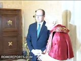 El Papa recibe al príncipe Alberto de Mónaco
