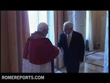 Presidente de Panamá Ricardo Martinelli visita al Papa